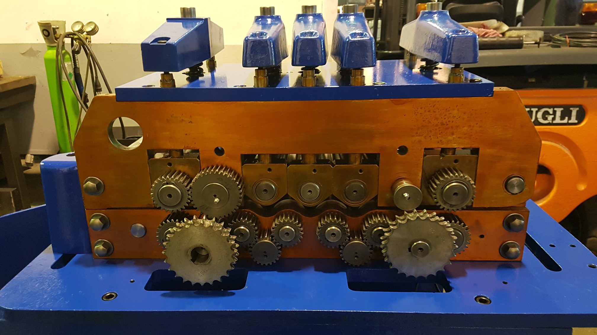 Cabezal de rodillos después del retrofit