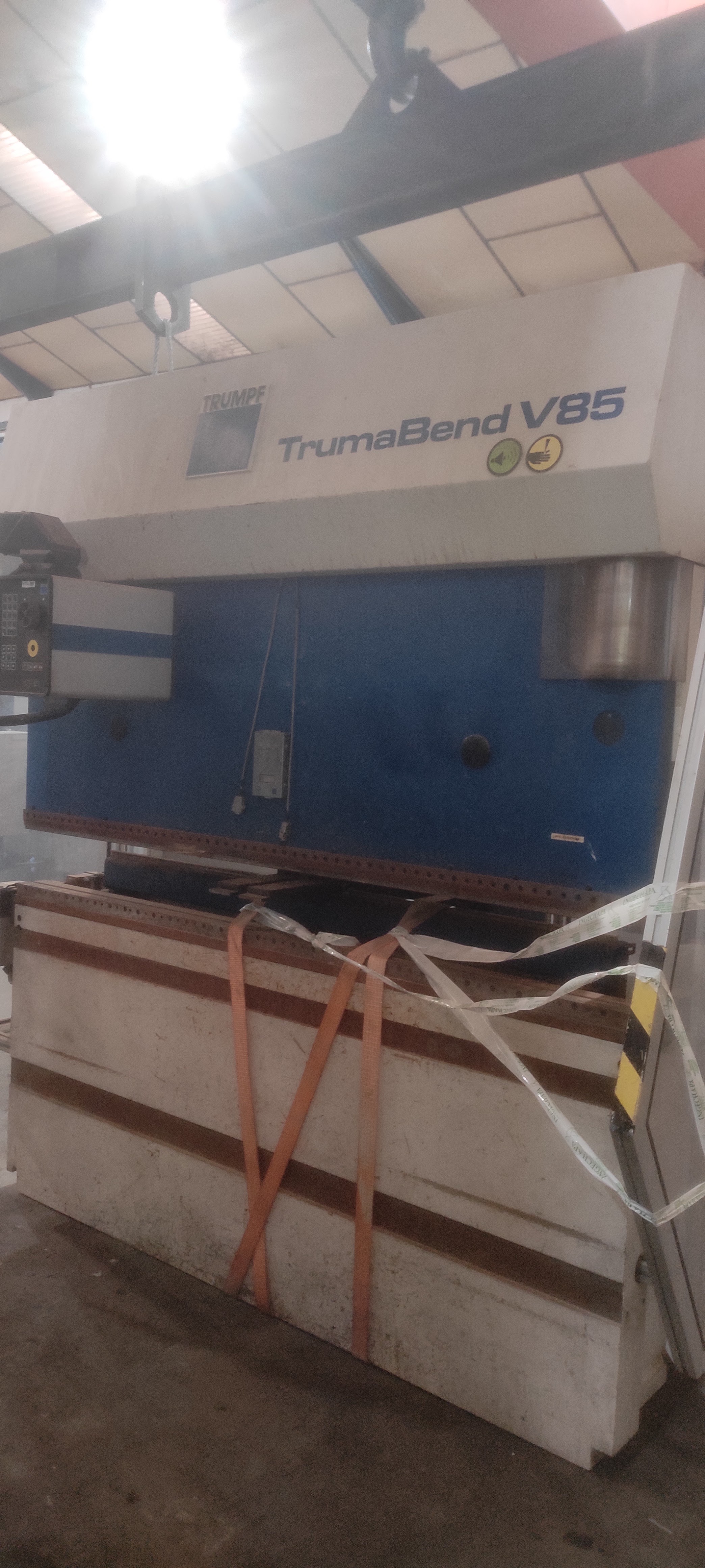 Segunda plegadora TRUMPF antes del retrofit
